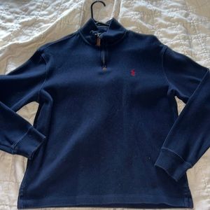 Polo Quarter Zip Up Sweater